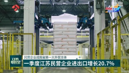一季度江蘇民營企業(yè)外貿(mào)表現(xiàn)亮眼，技術(shù)進(jìn)出口成新增長引擎